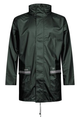 Lyngsøe Rainwear Microflex groene regenjas met reflectie