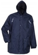 Donkerblauwe ademende regenjas van Lyngsøe Rainwear 2