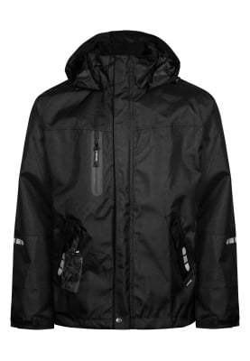 Zwarte ademende regenjas van Lyngsøe Rainwear 