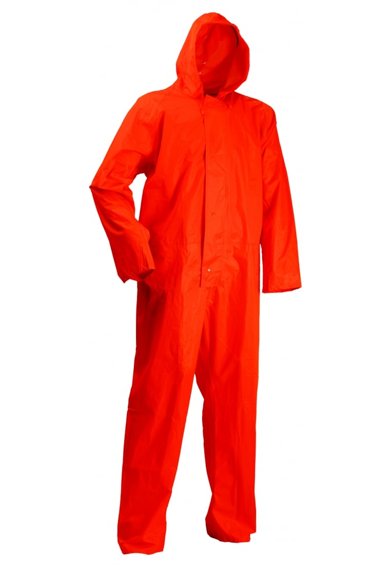 premie Detector Binnenwaarts Lyngsøe Rainwear Regenoverall fluor oranje - Werk Regenkleding