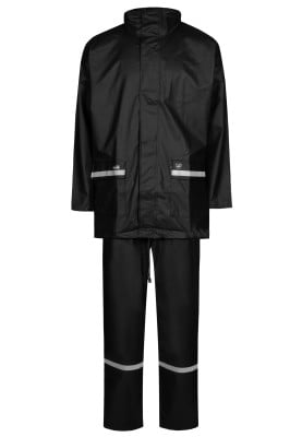 Zwart regenpak van Lyngsøe Rainwear 
