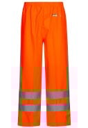Fluor oranje regenbroek met RWS (reflectiestreep) Lyngsøe Rainwear  1