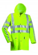 Lyngsøe Rainwear RWS Regenjas fluor geel