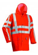 Lyngsøe Rainwear RWS Regenjas fluor oranje