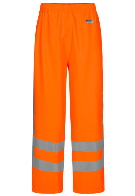 Fluor oranje Hi-Vis regenbroek van Lyngsøe Rainwear