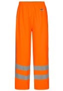 Fluor oranje Hi-Vis regenbroek van Lyngsøe Rainwear 1