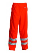 Fluor oranje Hi-Vis regenbroek van Lyngsøe Rainwear 2