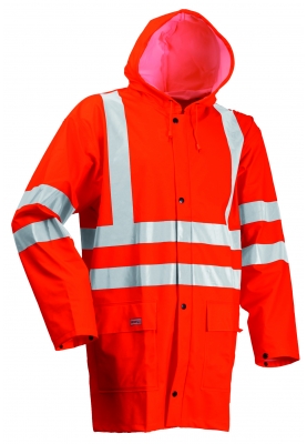 Lyngsøe Rainwear Signaal regenjas fluor oranje