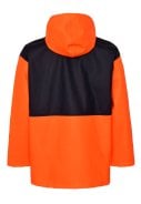 Lyngsøe Rainwear Vissers anorak fluor oranje/marine 4