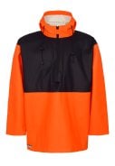 Lyngsøe Rainwear Vissers anorak fluor oranje/marine 1