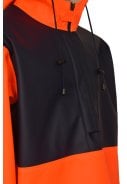 Lyngsøe Rainwear Vissers anorak fluor oranje/marine 3