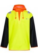 Lyngsøe Rainwear Vissers anorak neon geel/ blauw en oranje 1