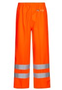 Fluor oranje vlamvertragende regenbroek van Lyngsøe Rainwear 