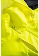 Lyngsøe Rainwear Winter regenjas fluor geel/marine 4