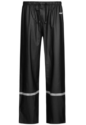 Lyngsøe Rainwear zwarte regenbroek met reflectie
