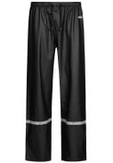 Lyngsøe Rainwear zwarte regenbroek met reflectie