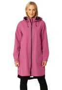 Magenta Haze softshell A-lijn regenjas van Ilse Jacobsen 6