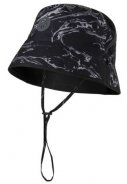 Marble print of zwarte Motion Bucket Rain Hat Urban Outdoor van Agu 1