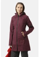 Maroon driekwart softshell regenjas van Ilse Jacobsen  5