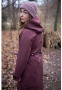 Merlot lange regenjas Danedogwalker van Danefae 5