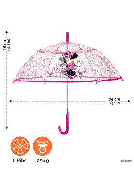 Minnie Mouse Paraplu – Kinderparaplu – Transparant