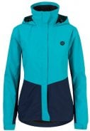 Turquoise / navy dames regenjas Section van Agu