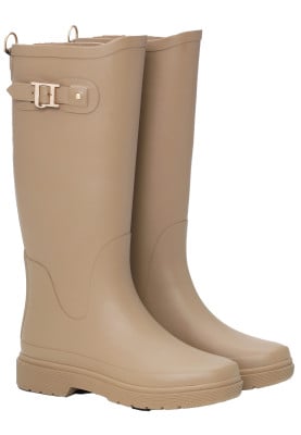 Mocca hoge laars Neo Rain Boot van Ilse Jacosen