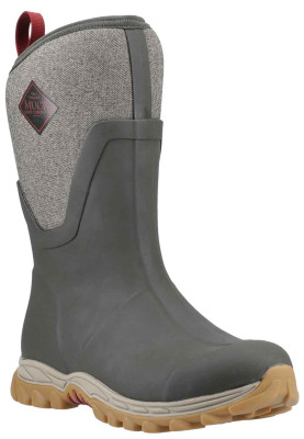 Muck Boots dameslaars Arctic Sport Mid II olive/tweed