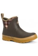 Muck Boots dameslaars Originals Pull on Ankle bruin geruit