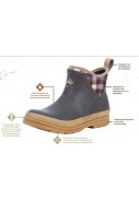 Muck Boots dameslaars Originals Pull on Ankle bruin geruit 2