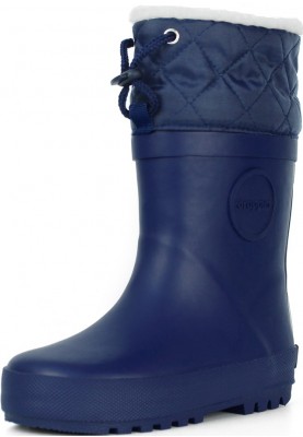 Nacht blauwe natuurrubber winter laars van Druppies Nacht blauwe natuurrubber winter laars van Druppies