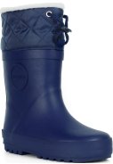 Nacht blauwe natuurrubber winter laars van Druppies