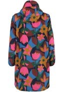 Navy Geo Fleur dames regenjas Danedith van Danefae 3