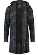 Navy Green Check Mac Rain Coat Urban Outdoor van Agu 4