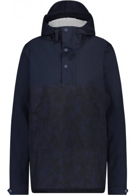 Navy / Navy print winter rain anorak Urban Outdoor van Agu