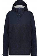 Navy / Navy print winter rain anorak Urban Outdoor van Agu 1