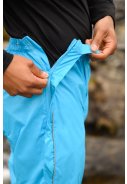 Navy / neon blauwe regenpak van Mac in a Sac (Neon blauwe broek met volledige rits) 5