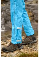 Navy / neon blauwe regenpak van Mac in a Sac (Neon blauwe broek met volledige rits) 6