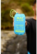 Navy / neon blauwe regenpak van Mac in a Sac (Neon blauwe broek met volledige rits) 7