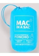 Neon blauwe regenponcho van Mac in a Sac 2