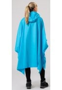 Neon blauwe regenponcho van Mac in a Sac 4