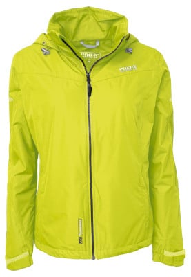 Neon geel Functionele dames regenjas Frieda van Pro-X Elements