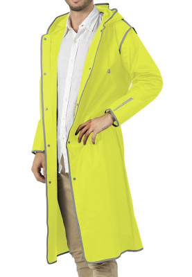 Neon gele City Trench regenjas van Perletti