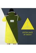 Neon gele City Trench regenjas van Perletti 9