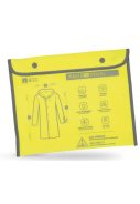 Neon gele City Trench regenjas van Perletti 10