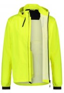 Neon gele compact heren regenjas Hi-vis Commuter jacket van Agu 4