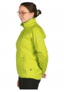 Neon gele lichtgewicht dames regenjas Packable van Pro-X Elements 2