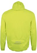 Neon gele lichtgewicht heren regenjas Air Jacket van Pro-X Elements 2