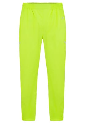 Neon gele regenbroek met volledige rits van Mac in a Sac