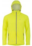 Neon gele heren regenjas Stow and Go van Highlander 4